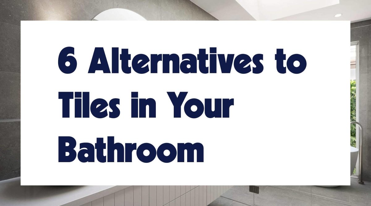 6 Alternatives to Tiles in Your Bathroom - WPW™