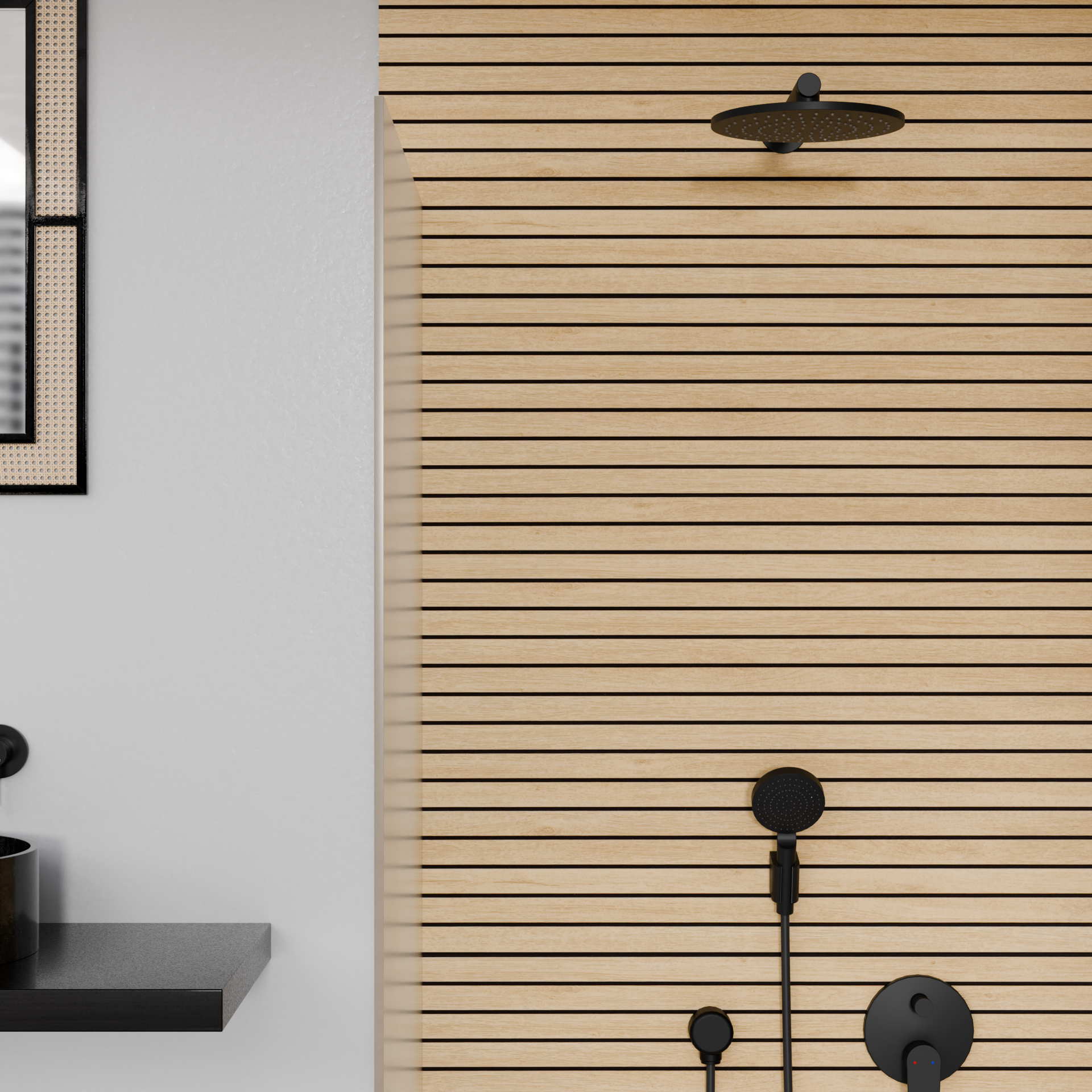 Scandipanel Bright Oak Wall Panel Tiles