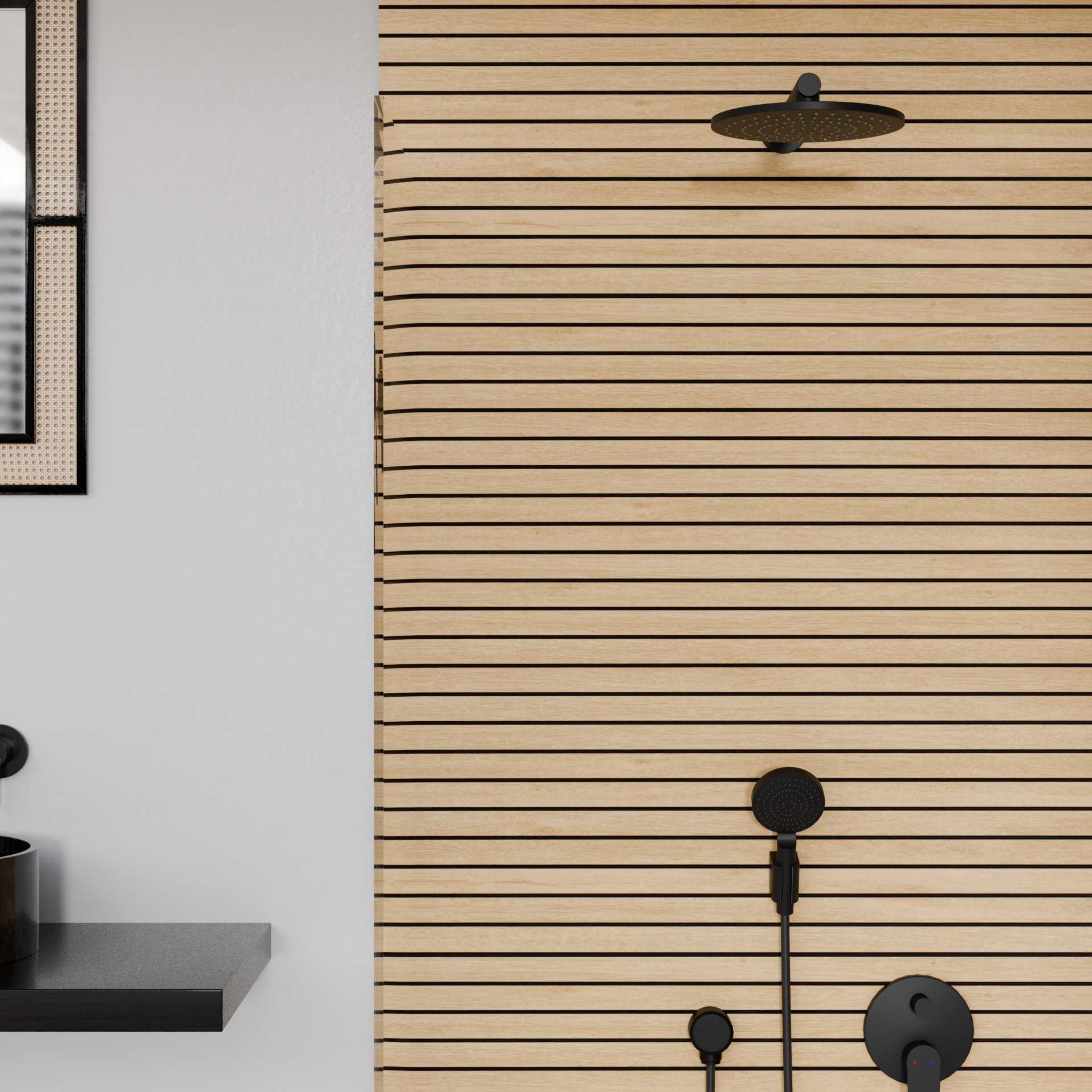 Scandipanel Bright Oak Wall Panel Tiles