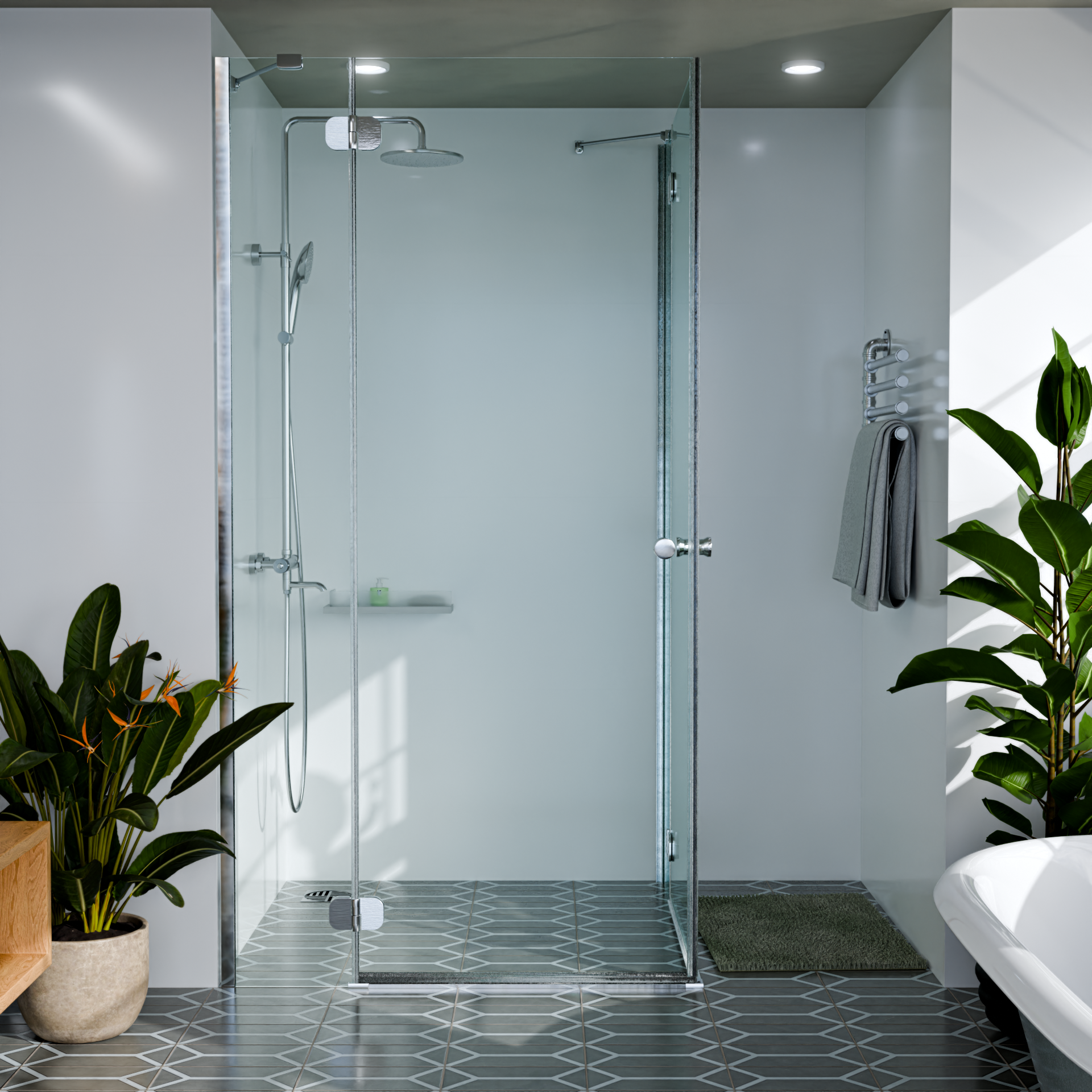 Gloss White Wall Panel Tiles