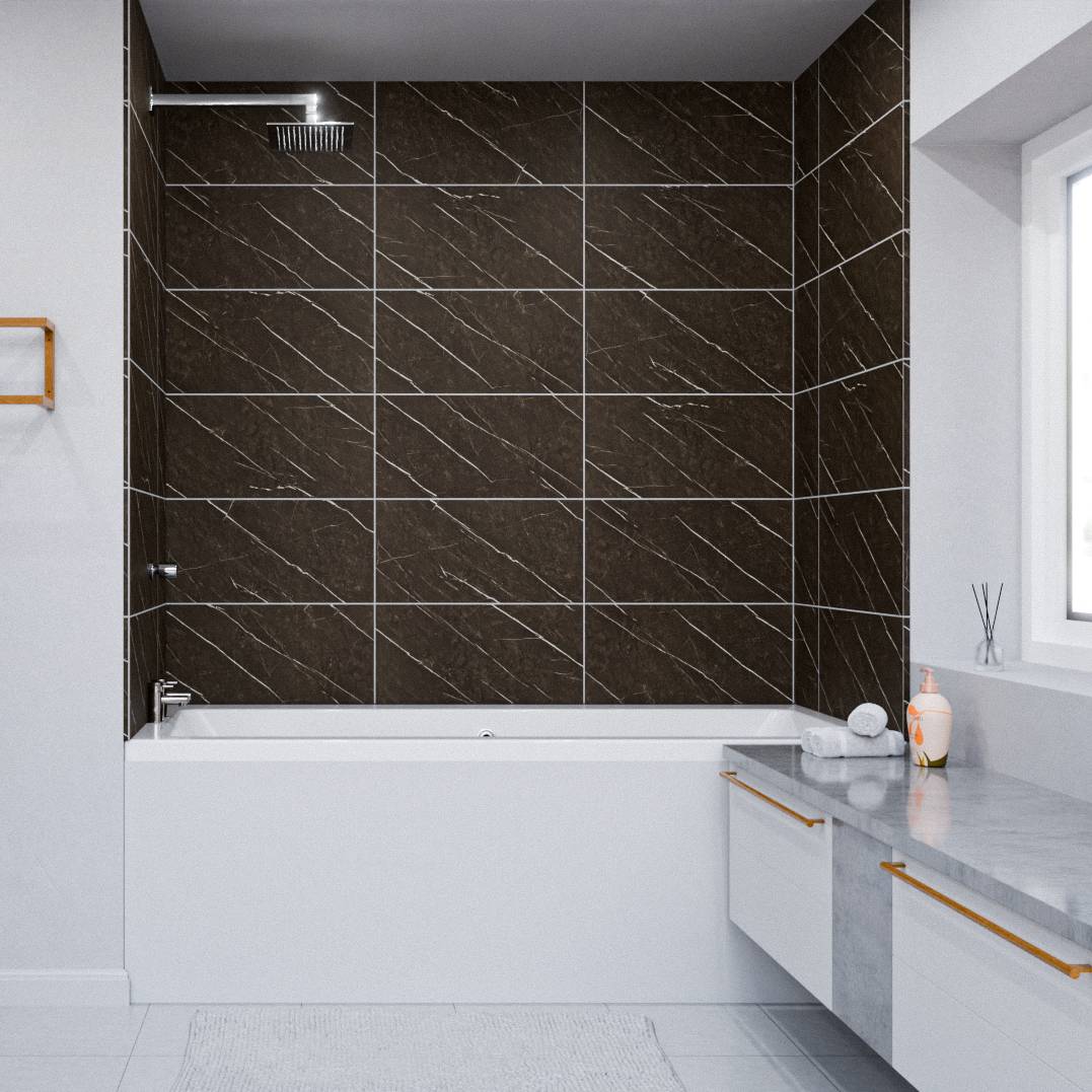 Brown Pietra Bathroom Wall Panel - WPW™