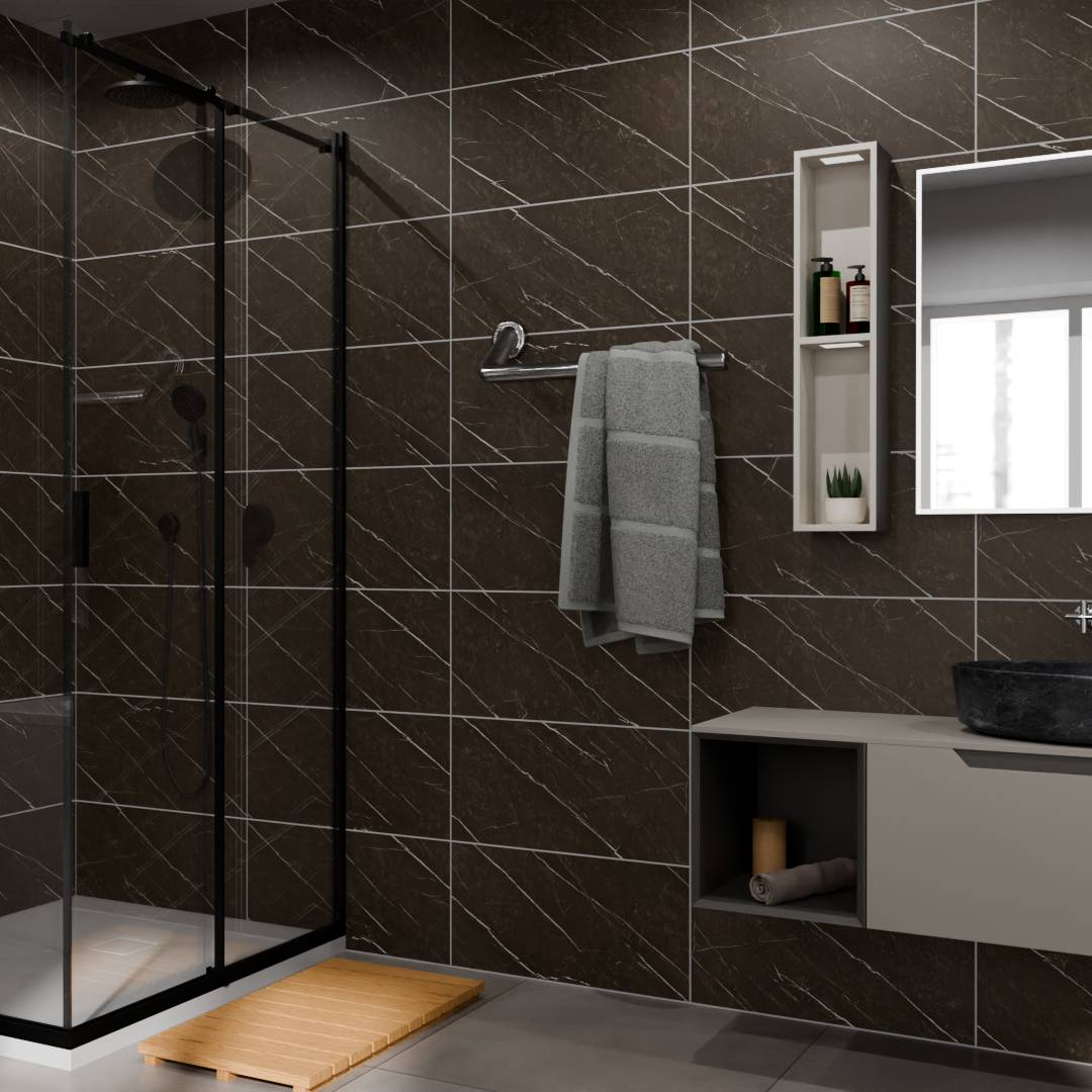 Brown Pietra Bathroom Wall Panel - WPW™