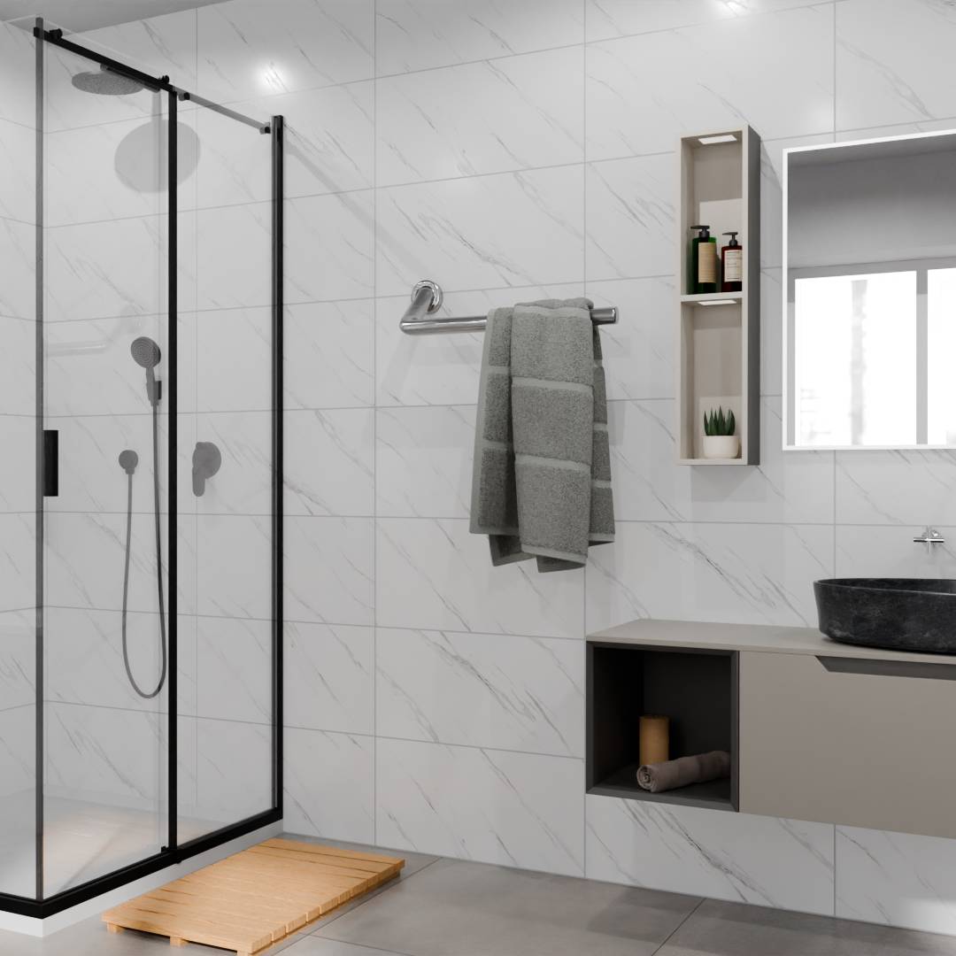 Carrara Marble Bathroom Wall Panel - WPW™