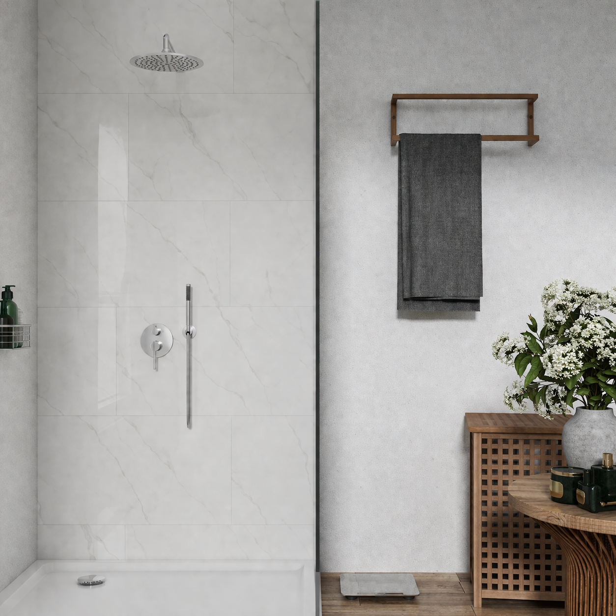 Carrara Grigio Wall Panel Tiles